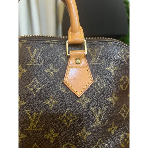 Louis Vuitton Monogram Alma PM Brown Canvas Leather Handbag - Picture 12 of 15